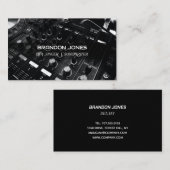 DJ Console Custom Beruflich Visitenkarte (Vorne/Hinten)