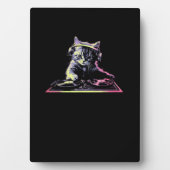 DJ Controller Cat - Funny DJ Cat Fotoplatte (Vorderseite)