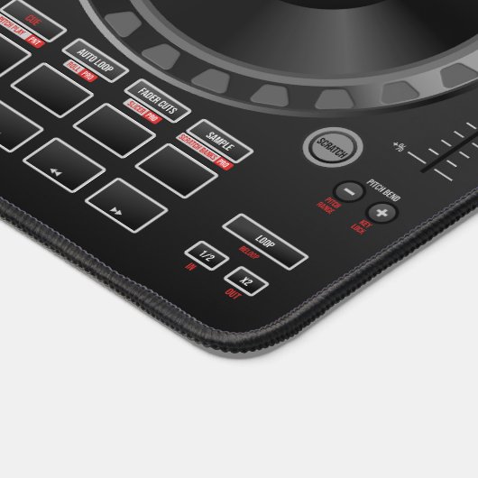 DJ Controller Desk Mat Schreibtischunterlage (Ecke)