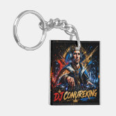 DJ CONUREKING DOPPELSEITIG SCHLÜSSELANHÄNGER (Vorderseite links)