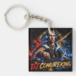DJ CONUREKING DOPPELSEITIG SCHLÜSSELANHÄNGER