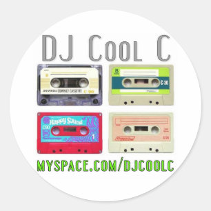 DJ Cool C Mixtape Aufkleber