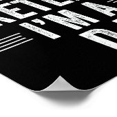 Dj Costume Halloween Bruh, so tun, als wäre ich ei Poster (Ecke)