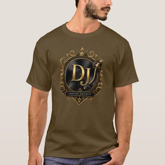DJ Crest Grafik-T-Shirt T-Shirt (Vorderseite)