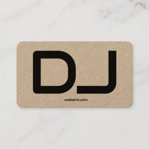 DJ Custom QR Code Business Card Visitenkarte