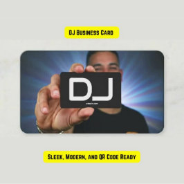 DJ Custom QR Code Premium Telefonnummerkarte