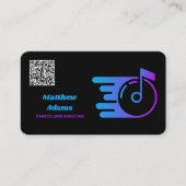 DJ Custom QR Code Visitenkarte (Vorderseite)
