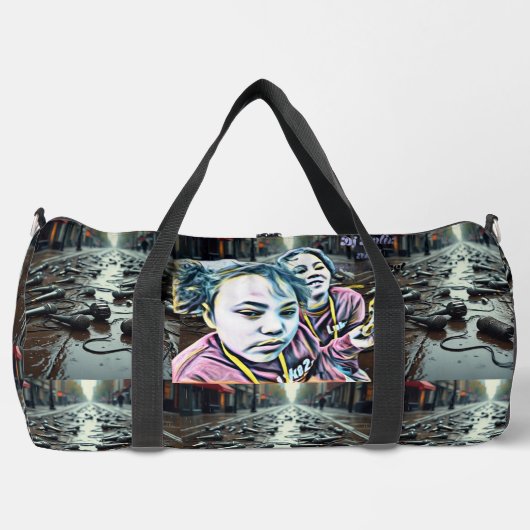 Dj Dalin + The Jackel Duffle Bag (Vorderseite)