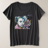 Dj Dalin + The Jackel Große Größe T-Shirt (Design vorne)