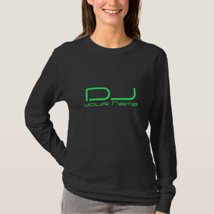 DJ-Damen-lange Hülse T-Shirt