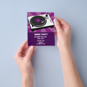 DJ Dance Party Disco Flyer (Gruppe)