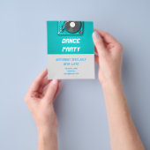 DJ Dance Party Retro Disco Flyer (Gruppe)