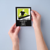 DJ Dance Party Retro Disco Flyer (Gruppe)