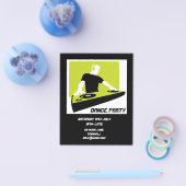 DJ Dance Party Retro Disco Flyer (Einzeln)