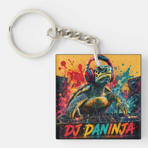 DJ DANINJA DOPPELSEITIG SCHLÜSSELANHÄNGER