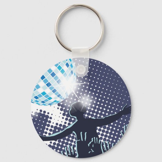 DJ Darstellend Schlüsselanhänger (Vorderseite)