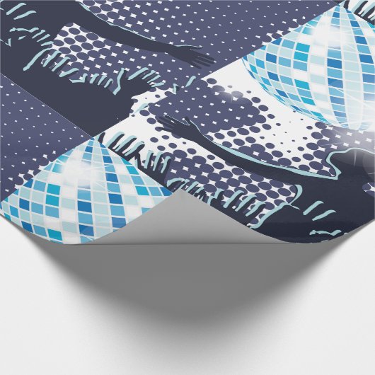 DJ darstellendes glattes Verpackungs-Papier Geschenkpapier (Ecke)