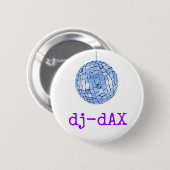 dj DAX logo Button (Vorne & Hinten)