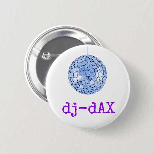 dj DAX logo Button (Vorne & Hinten)