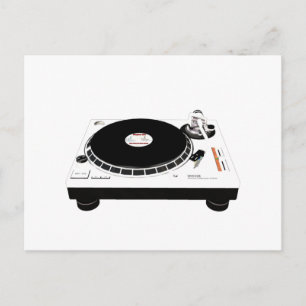 DJ Decks Postkarte