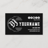 DJ Deejay Disc Jockey Business Card Visitenkarte (Vorderseite)