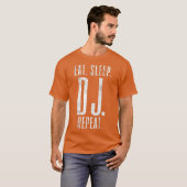 DJ DeeJay Music Techno T-Shirt (Vorne ganz)
