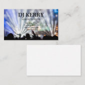 DJ-Disc-Jockey elektronisch Visitenkarte (Vorne/Hinten)