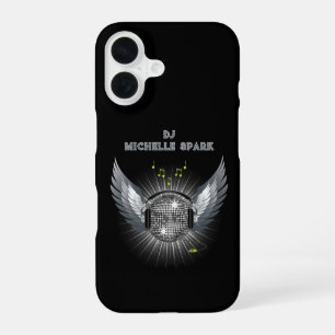 DJ Disco-Kugel Flügel iPhone 16 Hülle