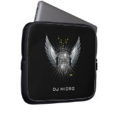 DJ-Disco-Laptop-Hülse/Tasche [abfahrend von 10"] Laptopschutzhülle (Vorne Rechts)