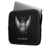 DJ-Disco-Laptop-Hülse/Tasche [abfahrend von 10"] Laptopschutzhülle (Vorderseite Links)