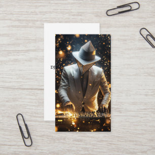 DJ Disk Jockey Electronic Business Card Visitenkarte