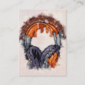 DJ Disk Jockey Electronic Business Card Visitenkarte (Vorderseite)