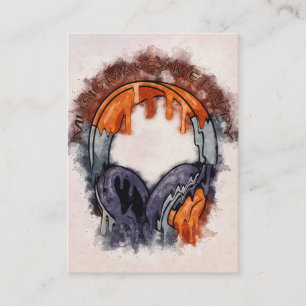 DJ Disk Jockey Electronic Business Card Visitenkarte