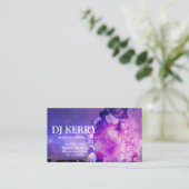 DJ Disk Jockey Electronic Visitenkarte (Stehend Vorderseite)