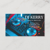 DJ Disk Jockey Electronic Visitenkarte (Vorderseite)