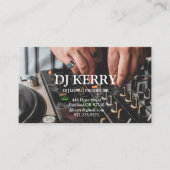 DJ Disk Jockey Electronic Visitenkarte (Vorderseite)
