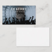 DJ Disk Jockey Electronic Visitenkarte (Vorne/Hinten)