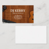 DJ Disk Jockey Electronic Visitenkarte (Vorne/Hinten)