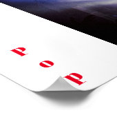 DJ Disk Jockey Electronic Wedding Foto Template Poster (Ecke)