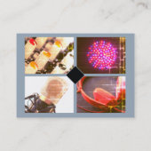 DJ Disk Jockey Funk Rap Rock Fotopatalog Visitenkarte (Rückseite)