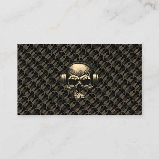 DJ Disk Jockey Music Mixer Dance Party Celebration Visitenkarte (Vorderseite)