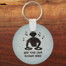 DJ - Disk Jockey - Sound-Typ mit eigenem Text