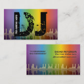 DJ Disk Jockey Visitenkarten Visitenkarte (Vorne/Hinten)