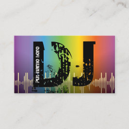 DJ Disk Jockey Visitenkarten Visitenkarte