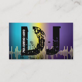 DJ Disk Jockey Visitenkarten Visitenkarte