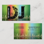 DJ Disk Jockey Visitenkarten Visitenkarte (Vorne/Hinten)