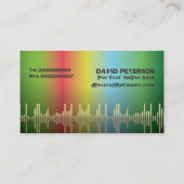 DJ Disk Jockey Visitenkarten Visitenkarte (Rückseite)