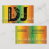 DJ Disk Jockey Visitenkarten Visitenkarte (Vorne/Hinten)