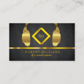 DJ-Diskjockey-berufliche Visitenkarte (Vorderseite)