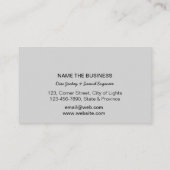 DJ-Diskjockey-berufliche Visitenkarte (Rückseite)